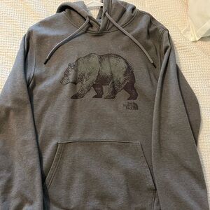 The North Face Charcoal Bear Print Men's Hoodie
